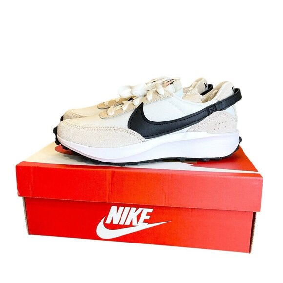 Nike Shoes - Nike WAFFLE DEBUT Women's sz 6 Sanddrift Black DH9523-102 Athletic Sneaker Shoes